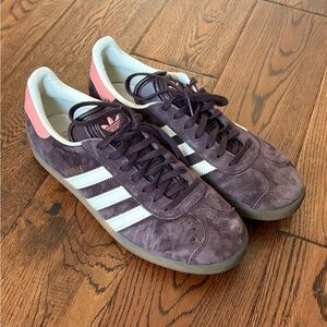 Adidas Burgundy and Pink Sneakers